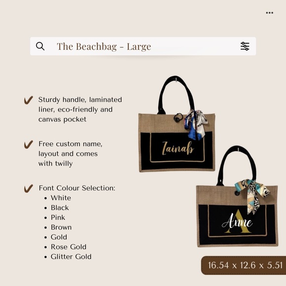 Custom Bags | Beach Bags | Everyday Bags | Tote Bags - Picture 9 of 12